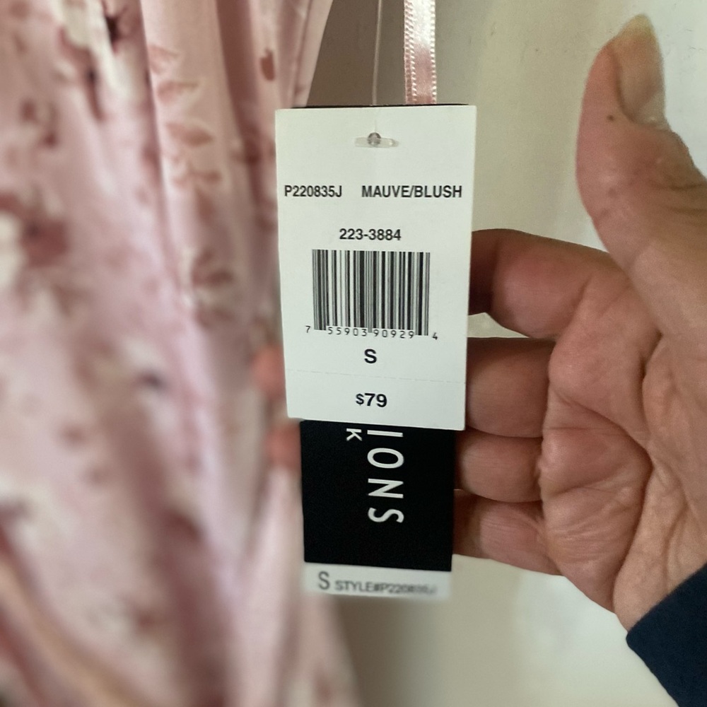Perceptions Pink Floral Maxi Dress - Picture 3 of 7